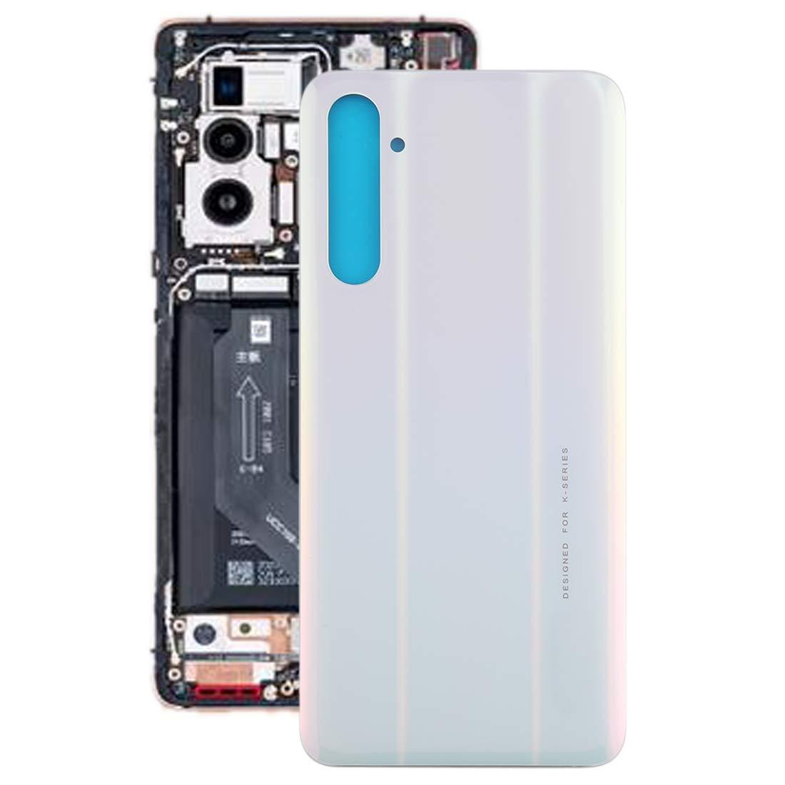 Back Glass Panel for Oppo K5 White - EGFix Back Glass Panel for Oppo K5 White - EGFix